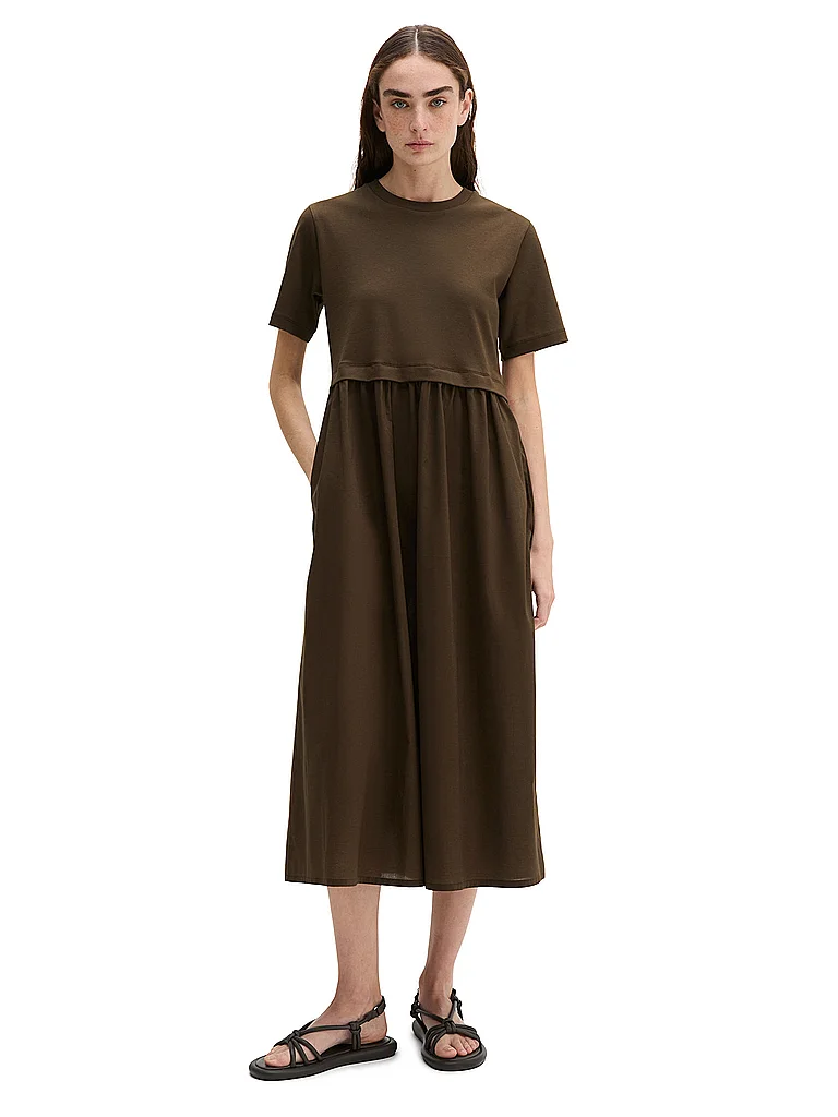 MARC O'POLO Vestido midi marrón | S